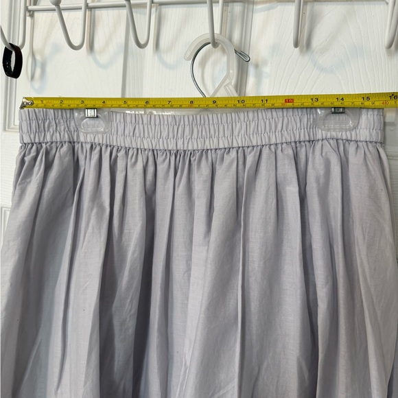 NWT DKNY MIDI PULL ON LAVENDER / GRAY LAYERED CASUAL SKIRT - Picture 9 of 10